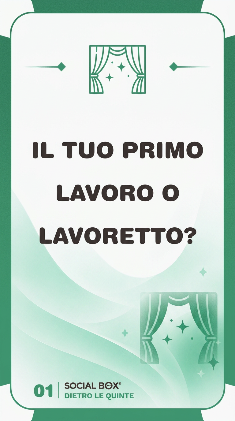 Carta con domanda corporate Social Box — mazzo verde, Dietro le quinte (Round 2)